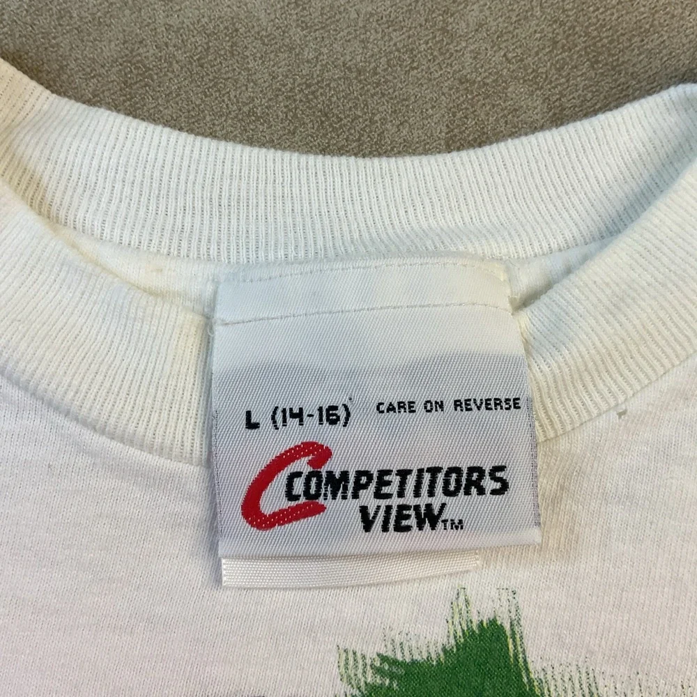 Vintage Dale Earnhardt Jr Youth NASCAR Competitors View Impala Graphic T-Shirt L